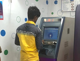 インドステイト銀行で稼働中の「ATM-Recycler G8」