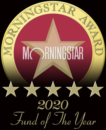 Morningstar Award　“Fund of the Year 2020” インベスコ　世界ブロックチェーン株式ファンド【愛称:世カエル】 国際株式型（グローバル）部門で優秀ファンド賞を受賞
