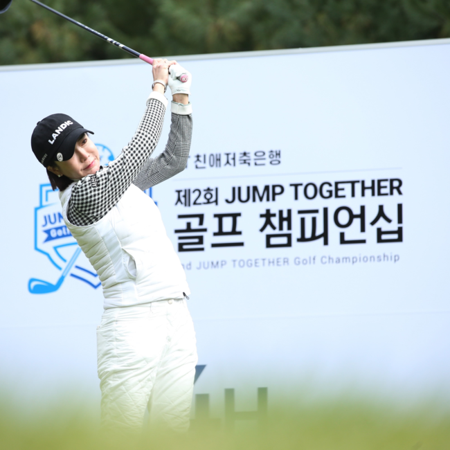 本大会の広報大使を務めた韓国女子プロゴルファー アン・シネ選手