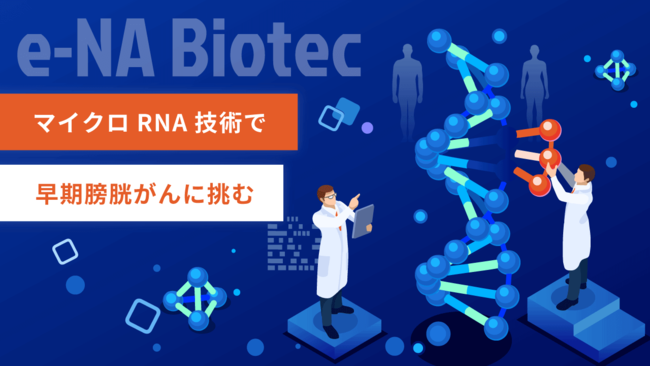 日米特許取得済のマイクロRNA技術で早期膀胱がんに挑む大学発創薬ベンチャー「e-NA Biotec」、イークラウドを通じた資金調達を11月6日に開始