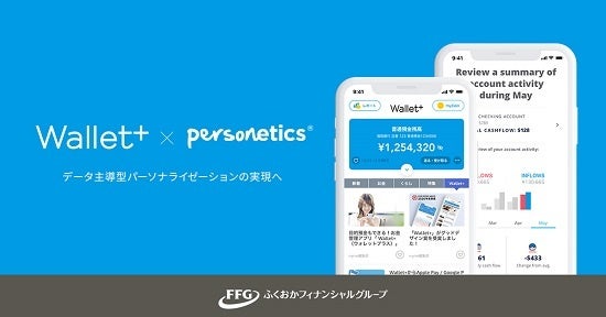 Personetics Technologies Ltd.との提携のお知らせー Wallet+にパーソナライズド・コミュニケーション機能を実装 ー