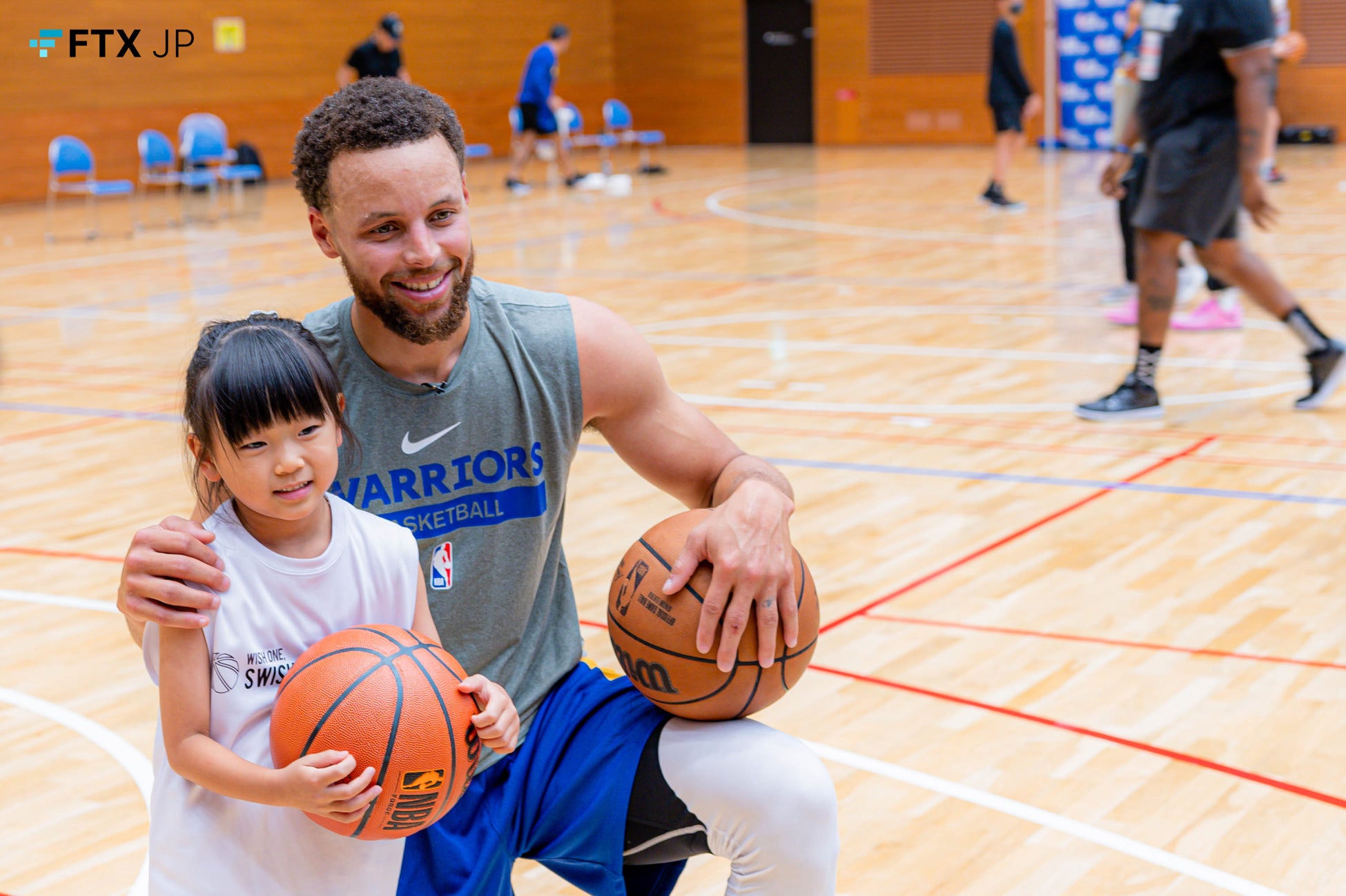 NBAの人気選手ステフィン・カリー（Stephen Curry）と共に日本でチャリティーイベントを実施！