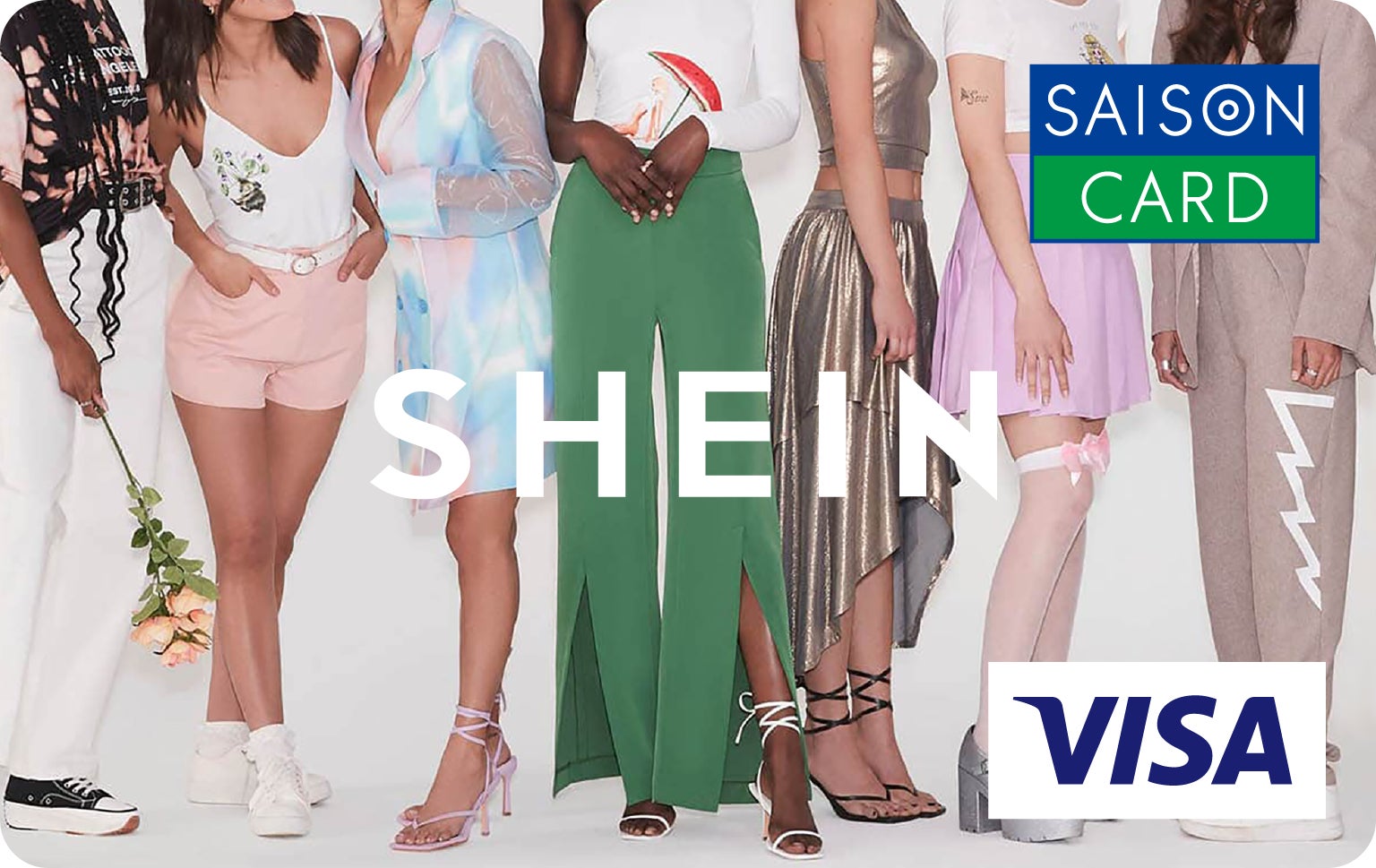グローバルファッションブランド「SHEIN」がクレディセゾンと協業開始　　　　　　　　着せ替え可能なオリジナルデザインのクレジットカード発行や会員様向け優待を提供