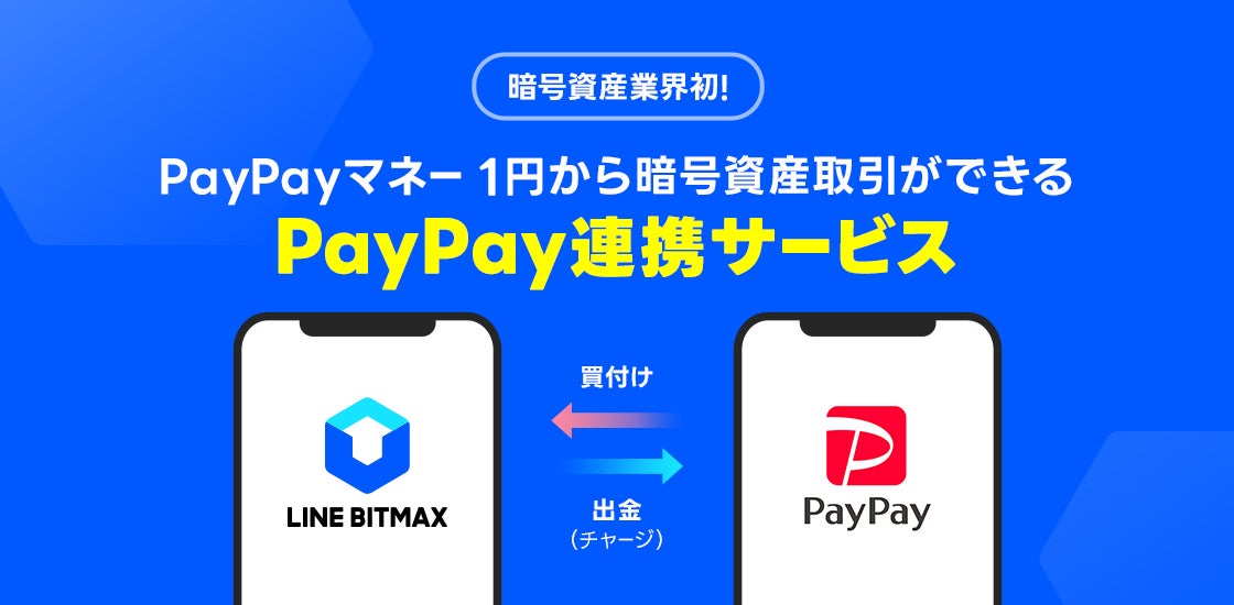 LINE BITMAX、「PayPay」との連携サービスを開始