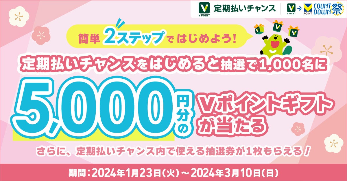 三井住友カードの「定期払いチャンス」をはじめよう！お得なキャンペーンを実施