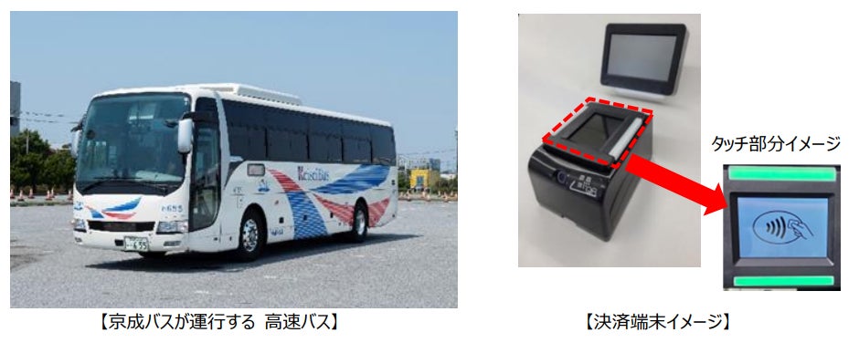京成バスでクレジットカード等のタッチ決済による乗車サービスを開始します