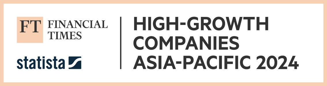 「High-Growth Companies Asia-Pacific 2024 
(アジア太平洋地域の急成長企業ランキング2024)」で
リアライズコーポレーションが第150位にランクイン。
5年連続5度目