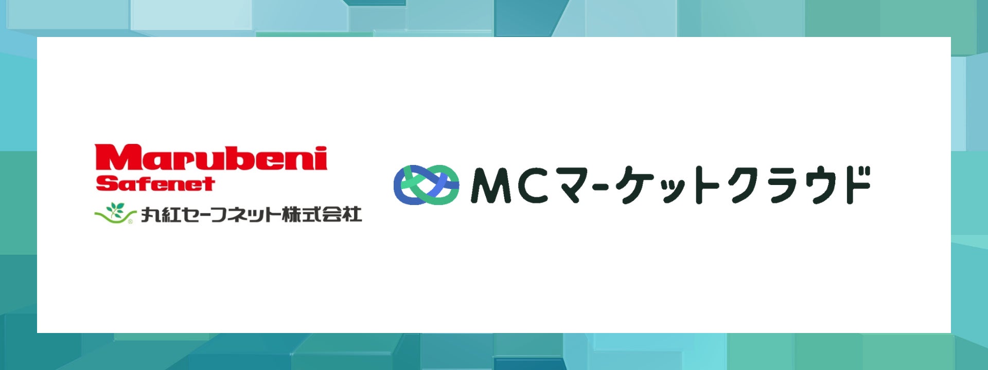 総合商社丸紅の機関代理店である丸紅セーフネット株式会社に「MCマーケットクラウド」を提供開始!