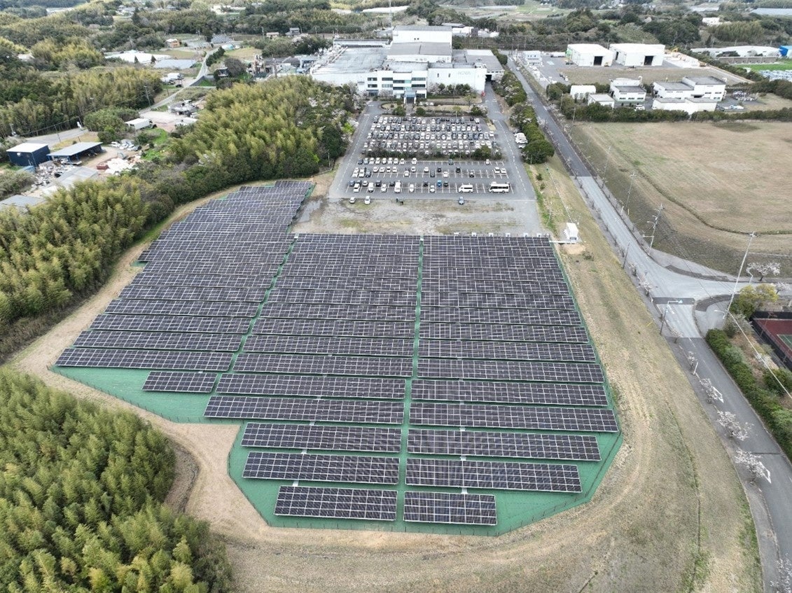 朋和産業干潟工場でオンサイト型自家消費太陽光発電サービスを開始