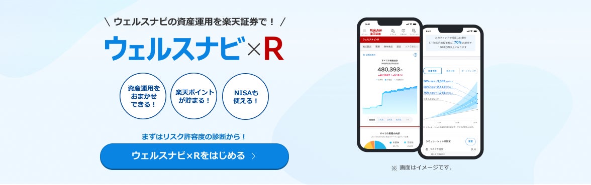 WealthNaviの運用体験を実現する「ウェルスナビ×R」サービス開始