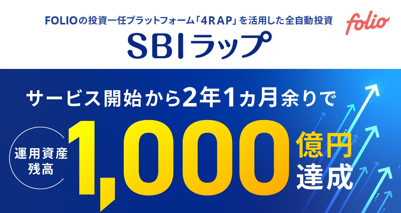 「SBIラップ」運用資産残高1,000億円を突破