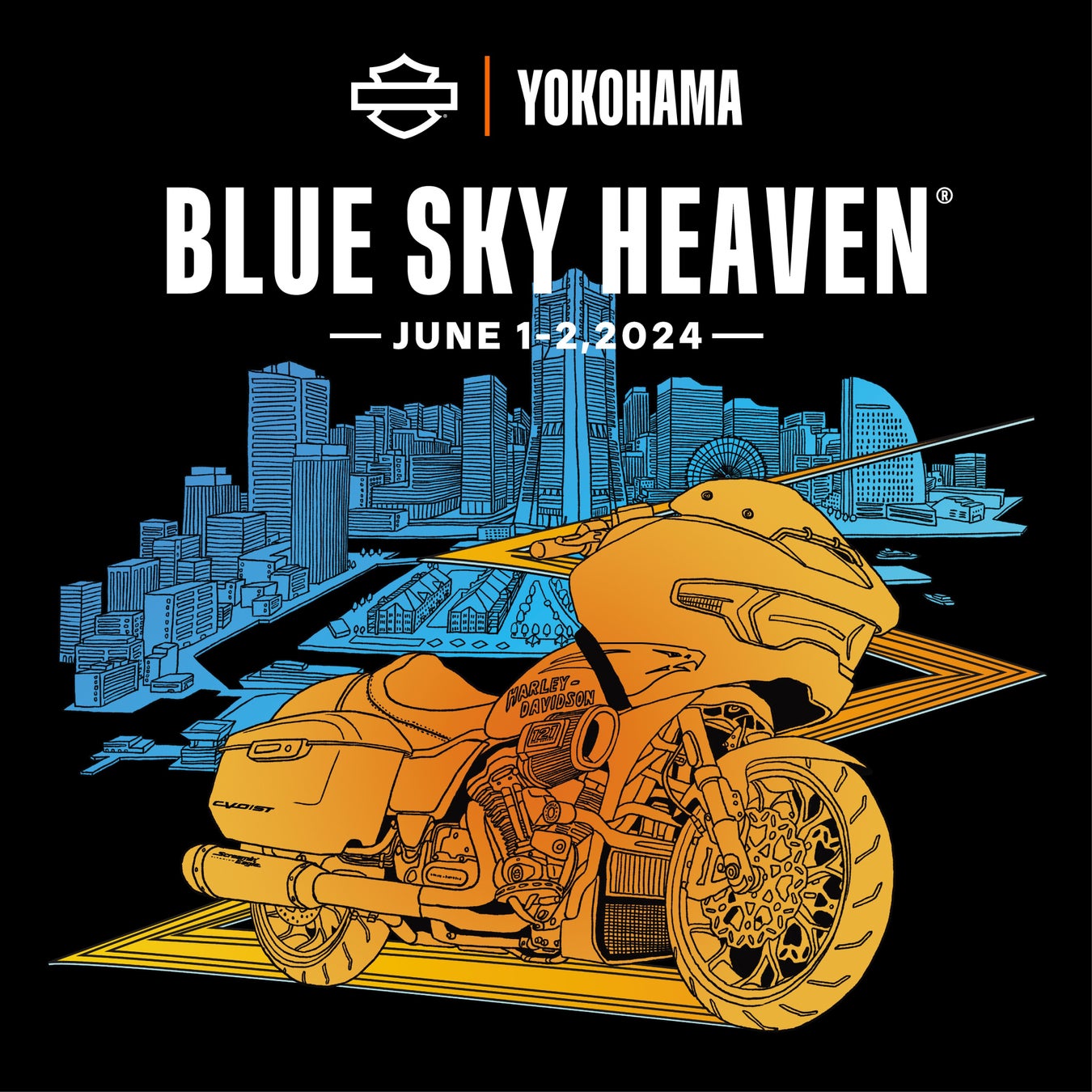 SBI日本少短、ハーレーダビッドソン国内最大級イベント「BLUE SKY HEAVEN 2024」に参加