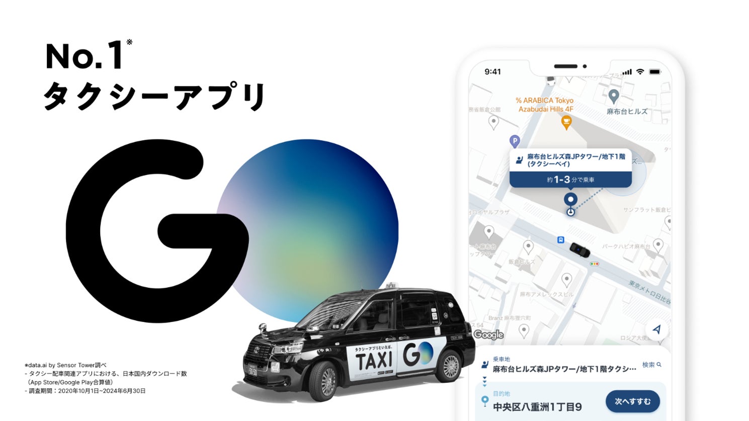 JCBオリジナルシリーズのプレミアム会員限定 タクシーアプリ「GO」の利用でOki Dokiポイント10倍