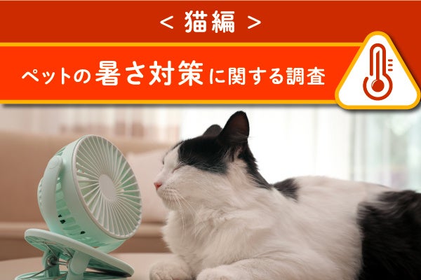 ＜猫編＞ペットの暑さ対策に関する調査