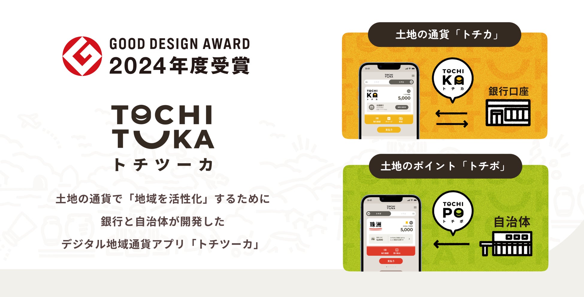 【グッドデザイン賞受賞】デジタル地域通貨アプリ「トチツーカ」が北陸の銀行で初めて「グッドデザイン賞」を受賞しました！