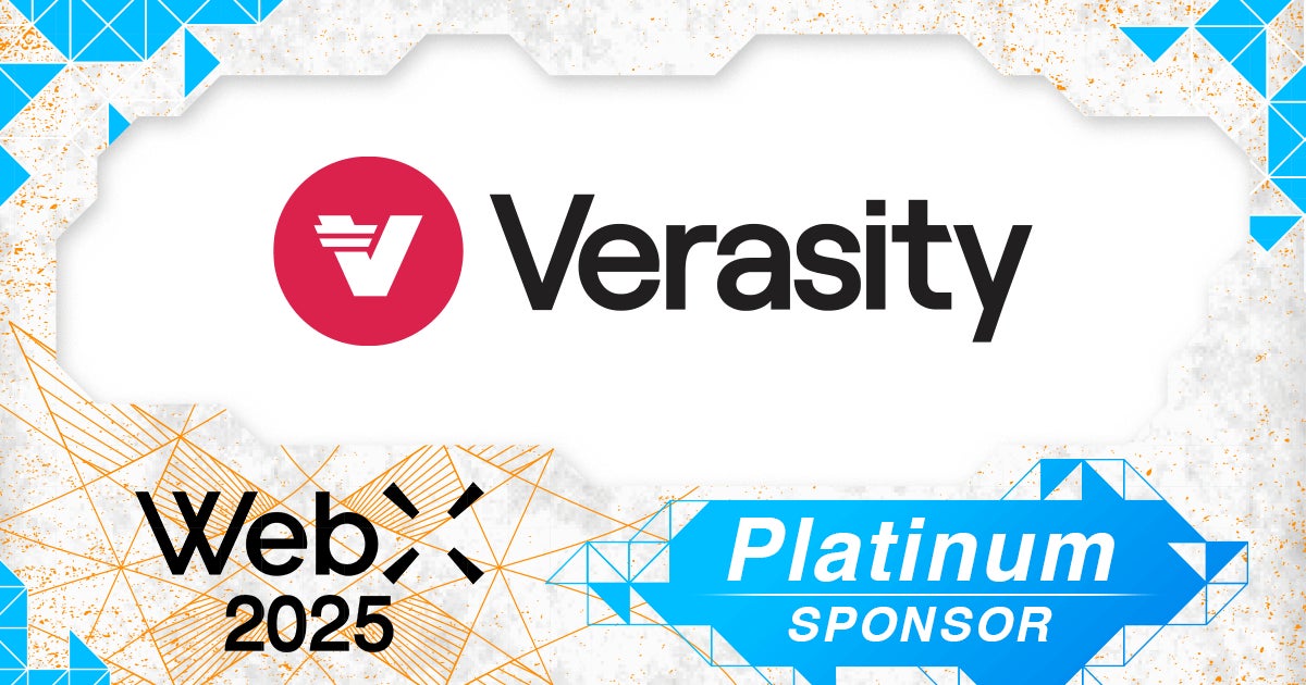Verasity（VRA）、グローバルweb3カンファレンス「WebX」のプラチナスポンサーに決定