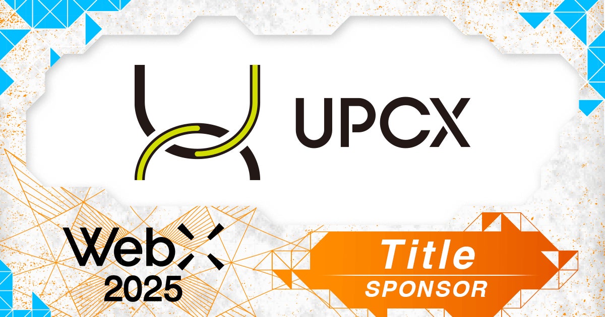 UPCX-Platforms Pte. Ltd.、グローバルweb3カンファレンス「WebX」のタイトルスポンサーに決定