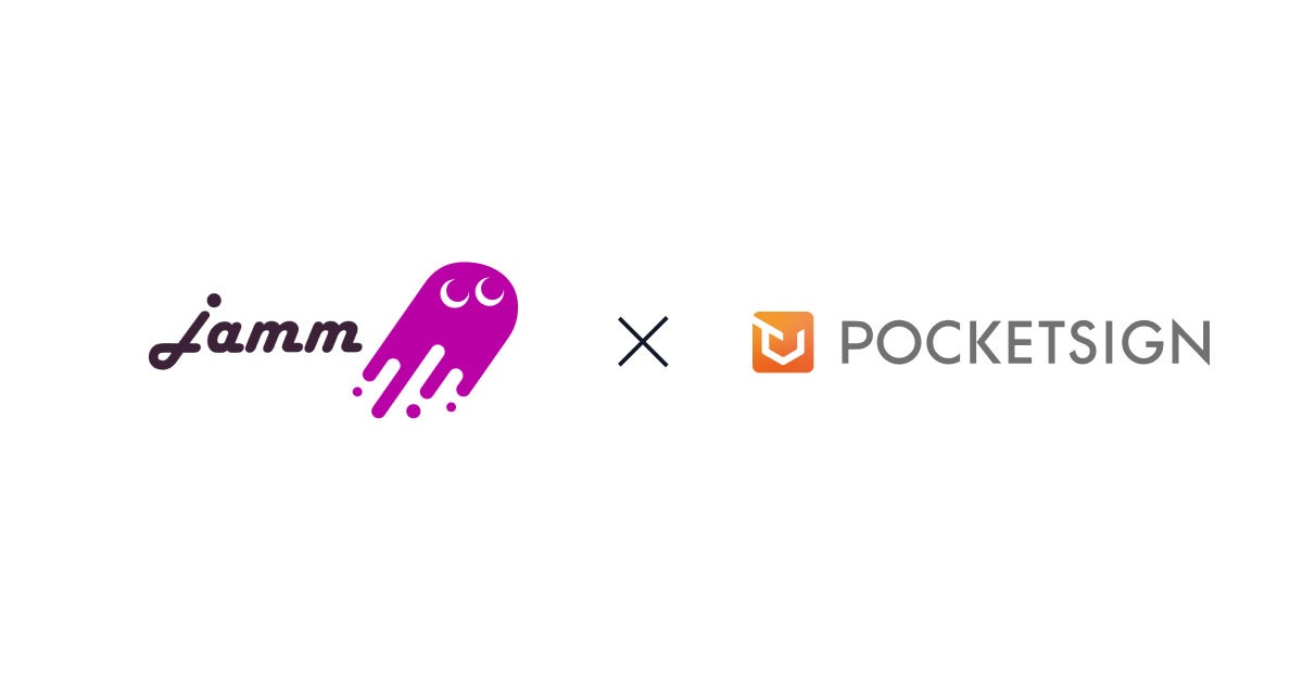 「デジタル現金払い!Jamm」の本人確認に「PocketSign Verify」を導入