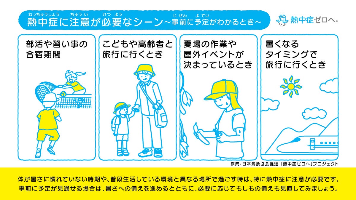 熱中症で救急搬送された患者の３４．２％が入院診療している実態「暑さへの備え：もしもの時に備える」ページをWEBで公開