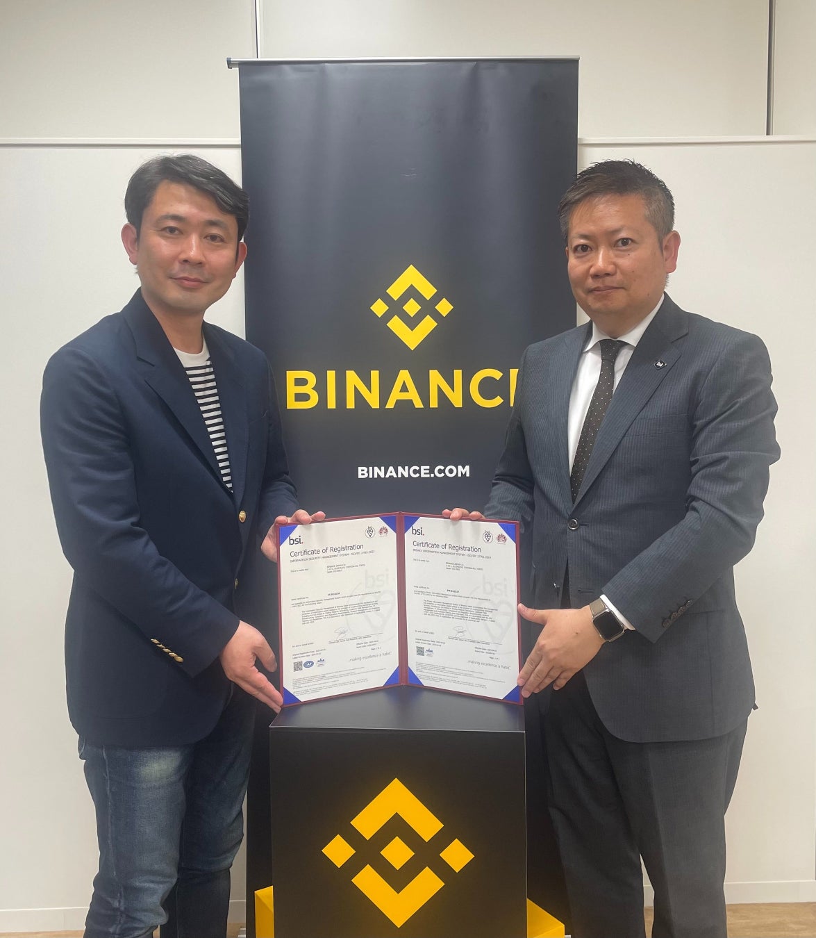 Binance Japan、情報セキュリティマネジメントシステムおよびプライバシー情報管理の国際規格認証を取得