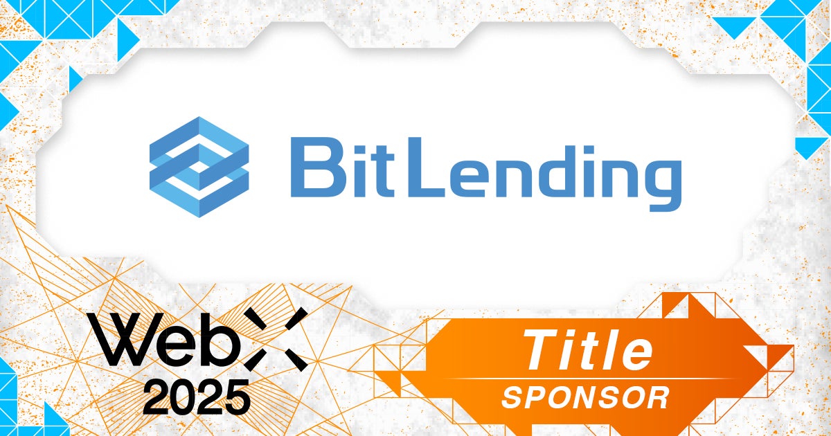 BitLending 、グローバルweb3カンファレンス「WebX」のタイトルスポンサーに決定