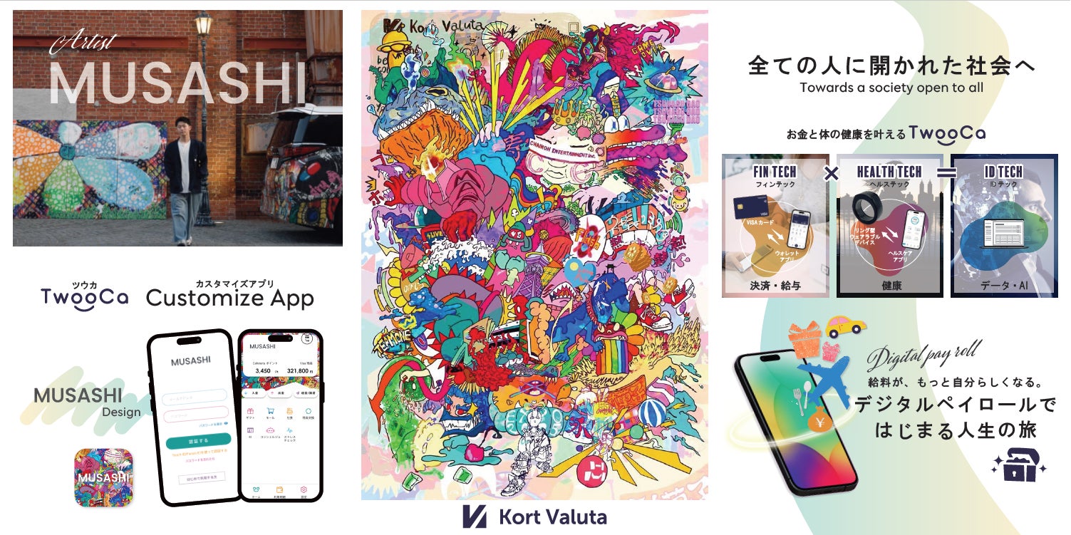 アーティストMUSASHIと株式会社Kort Valuta（コートヴァリュタ） が大阪・関西万博でコラボ