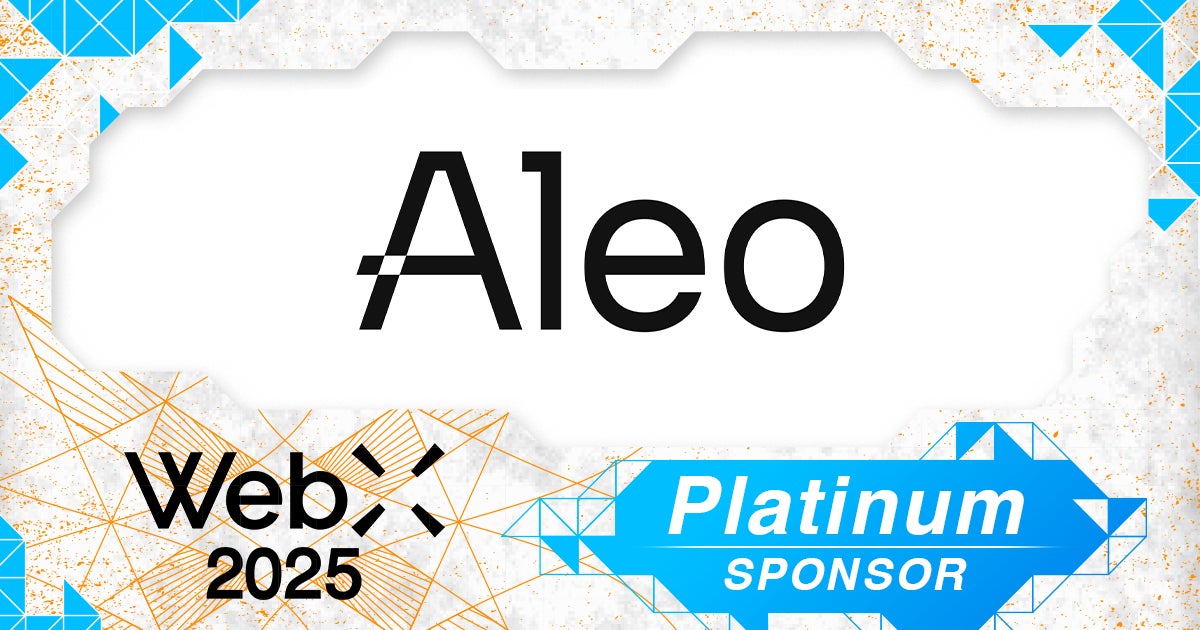 Aleo (Aleo Network Foundation)、グローバルweb3カンファレンス「WebX」のプラチナスポンサーに決定