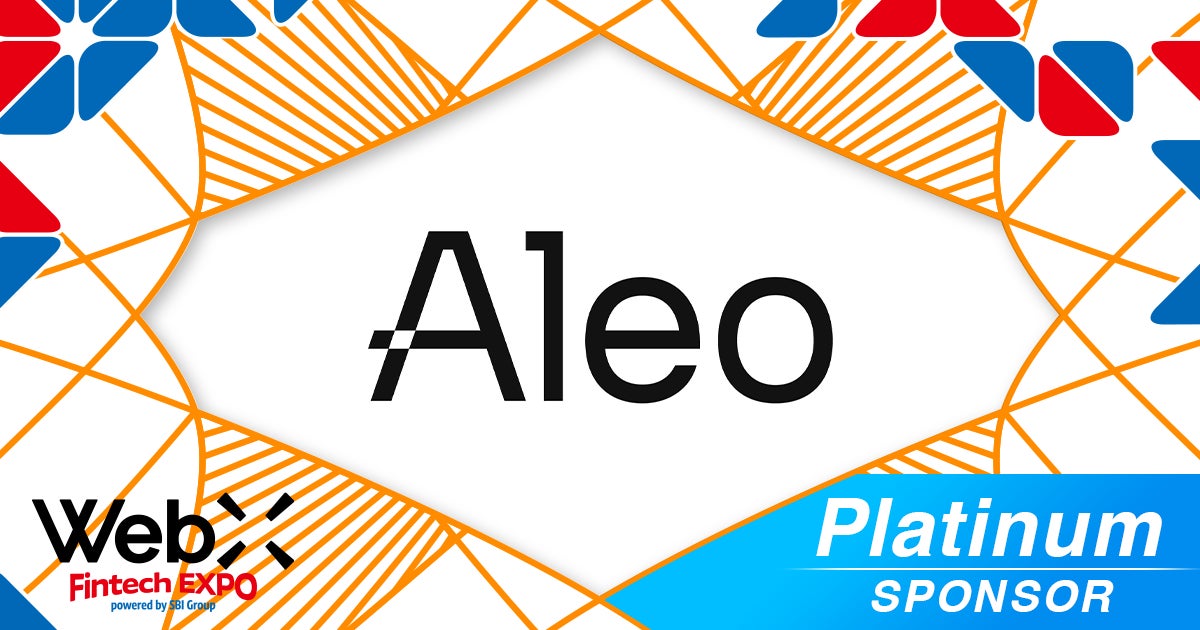 Aleo (Aleo Network Foundation)、WebX FinTech EXPO powered by SBI Groupのプラチナスポンサーに決定