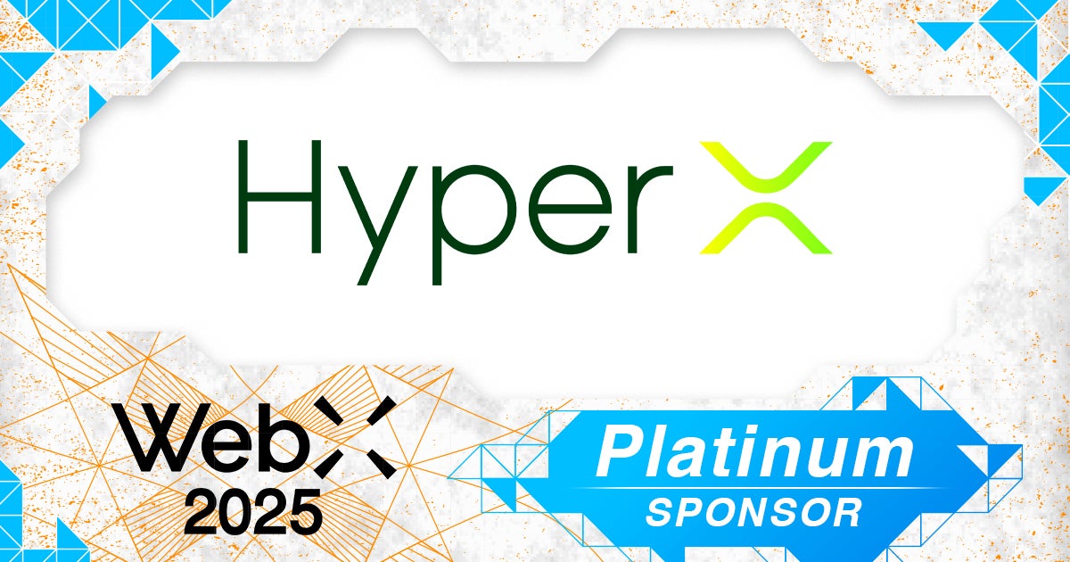 HyperX、グローバルweb3カンファレンス「WebX」のプラチナスポンサーに決定