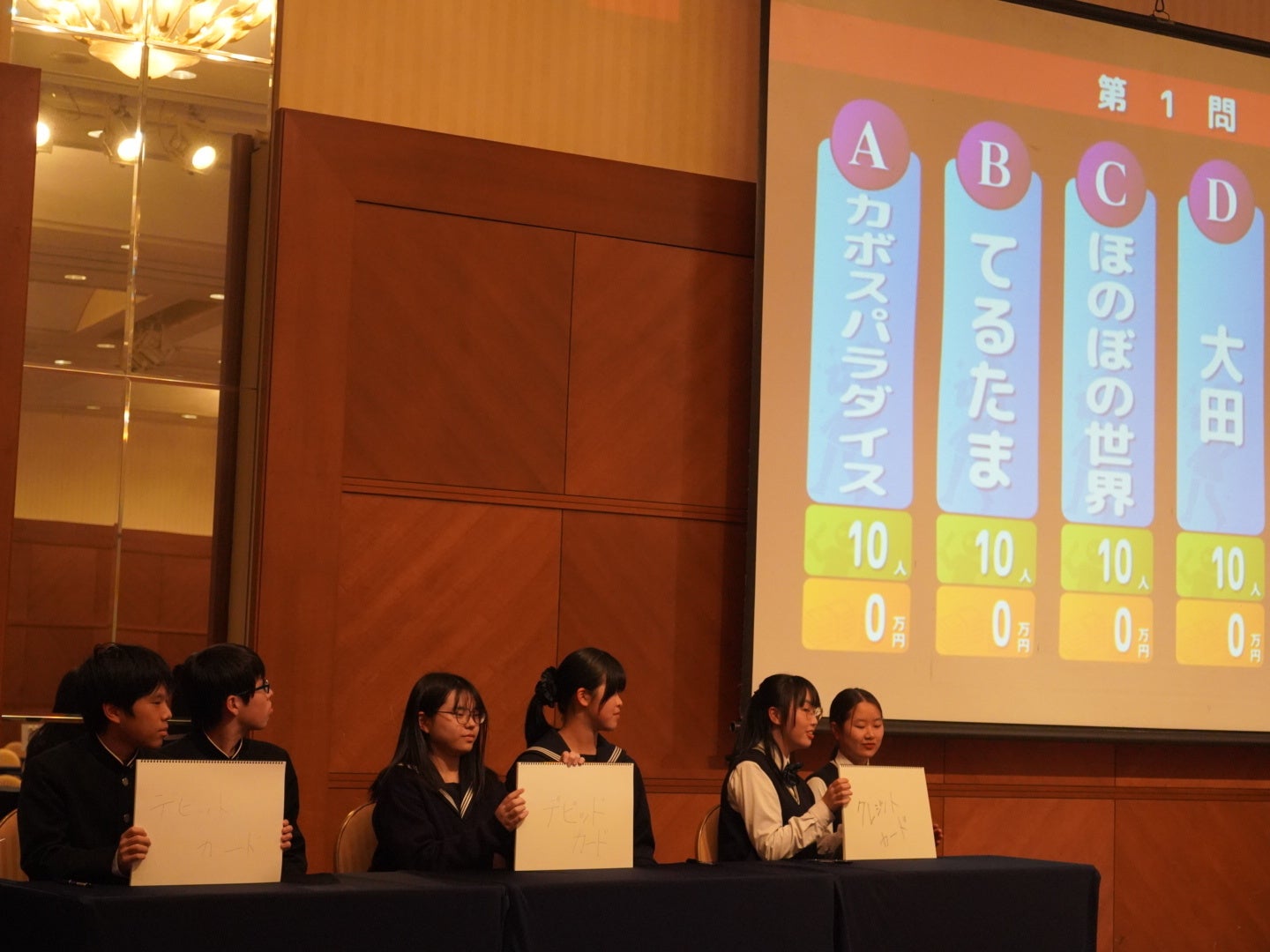 SBI損保、「エコノミクス甲子園」大分大会を主催、県内の高校生が金融経済の知識を競い熱戦！