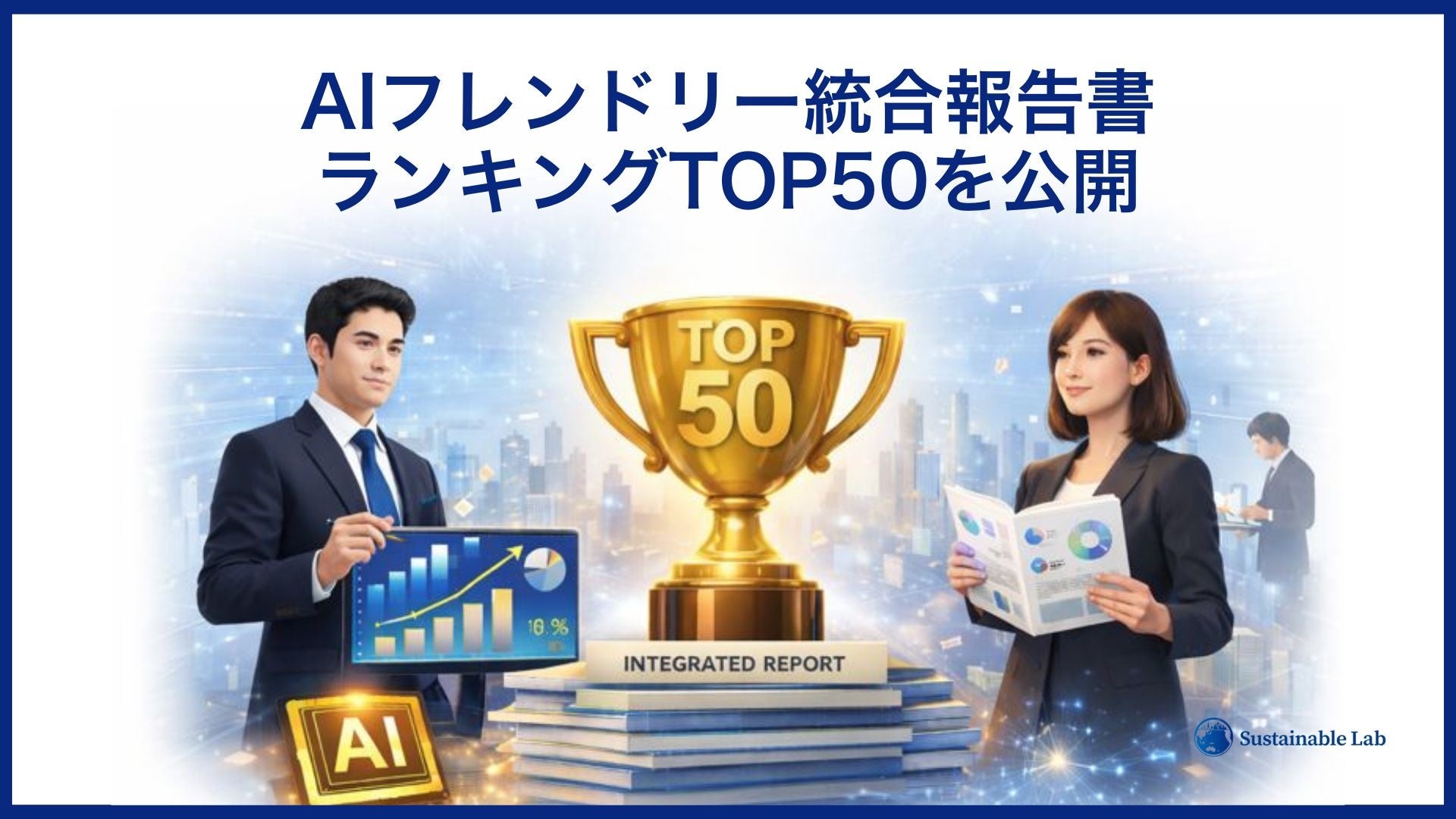 サステナブル・ラボ、『AIフレンドリー統合報告書ランキング TOP50（2025年版）』を公開