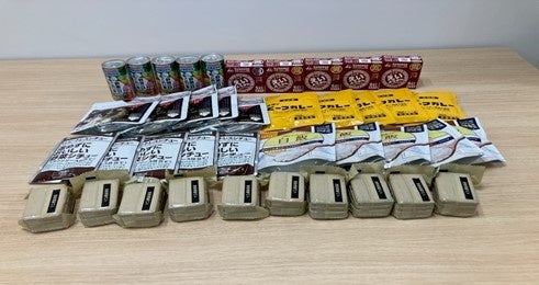 フードロス削減のため災害用備蓄食料品を寄付しました
