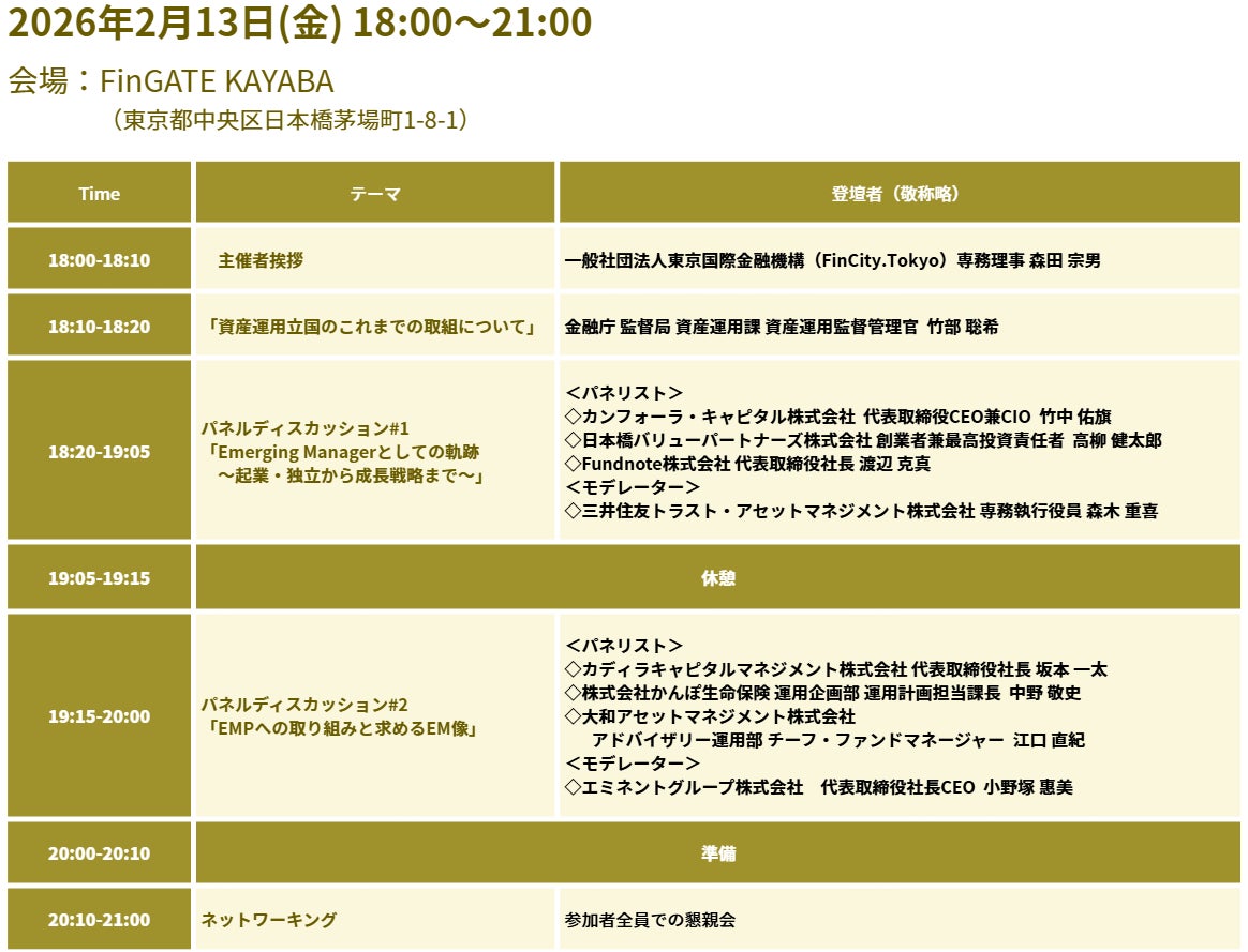 FinCity.Tokyo主催、資産運用業での独立を支援する「Tokyo独立開業道場」開催のお知らせ