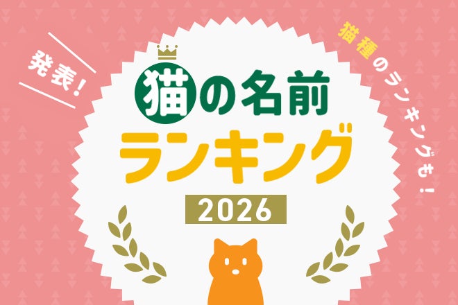 2026年最新版！「猫の名前＆猫種ランキング」