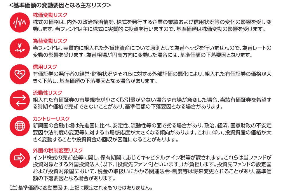 「イーストスプリング・インド・コア株式ファンド（愛称︓＋αインド）」 運⽤管理費⽤（信託報酬等）引き下げのお知らせ