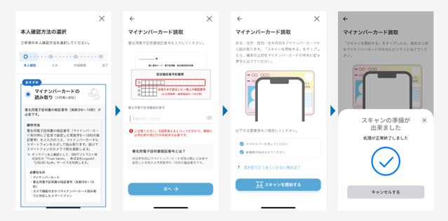 最短1分（※1）！アプリ口座開設サービス開始のお知らせ