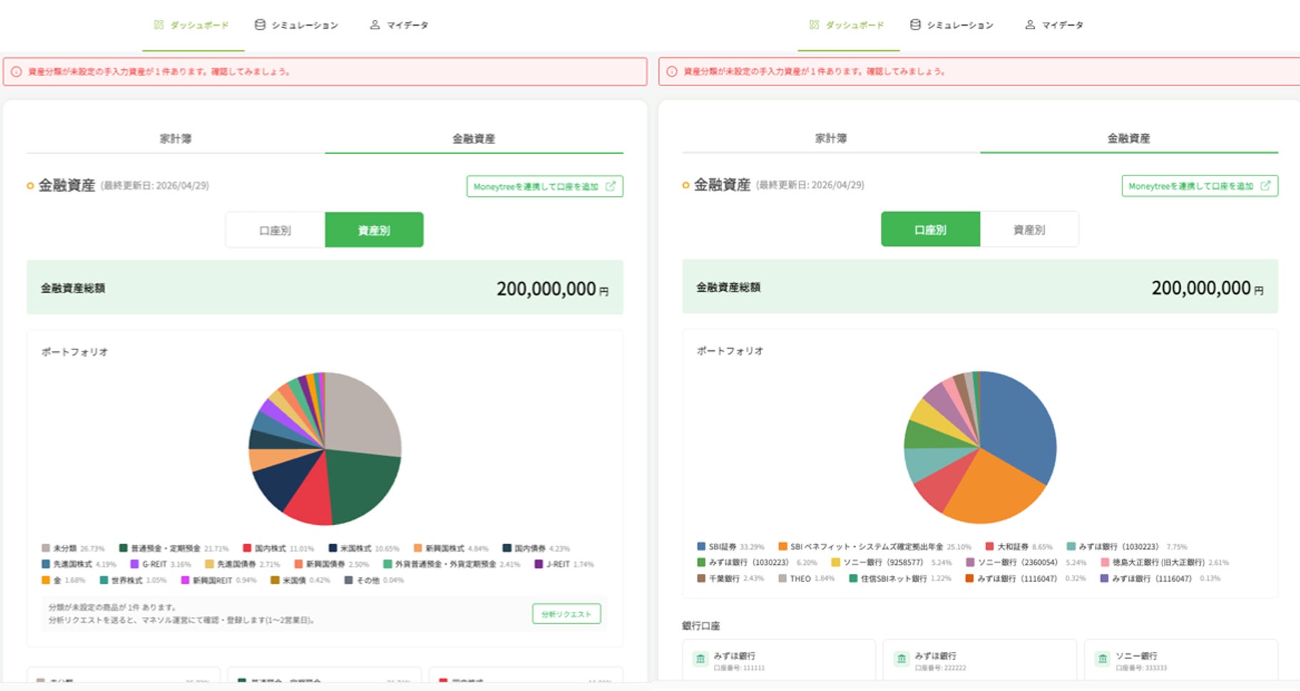 マネソル、金融機関連携データを活用した資産管理機能を大幅アップデート