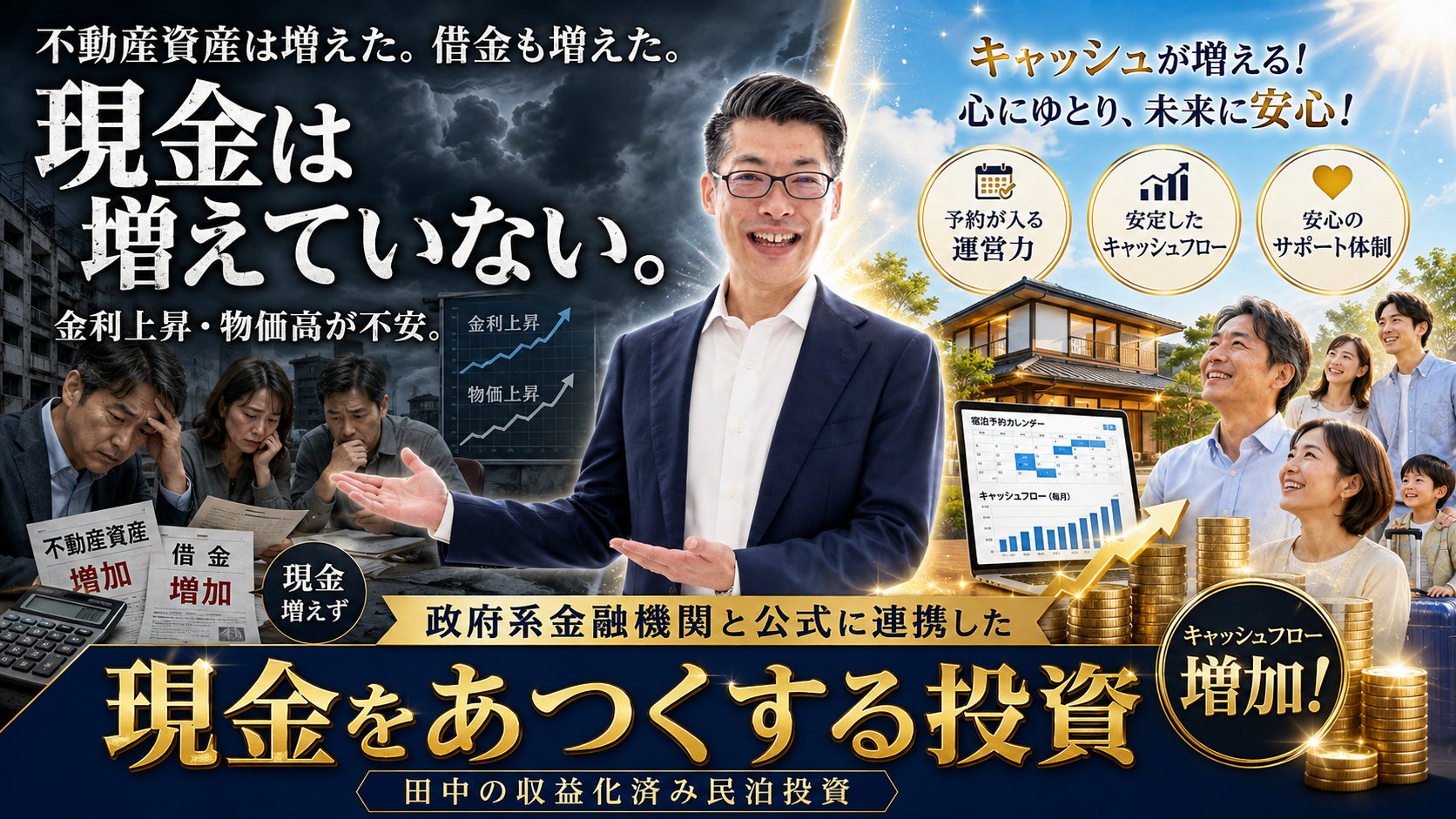 物価高・金利上昇で行き詰まる不動産投資――会社員でも最短6カ月で1棟・年間300万円の副収入を目指せる!有名民泊予約サイトで運営中の収益化済み民泊を手に入れる民泊M&Aセミナーを8月8日開催