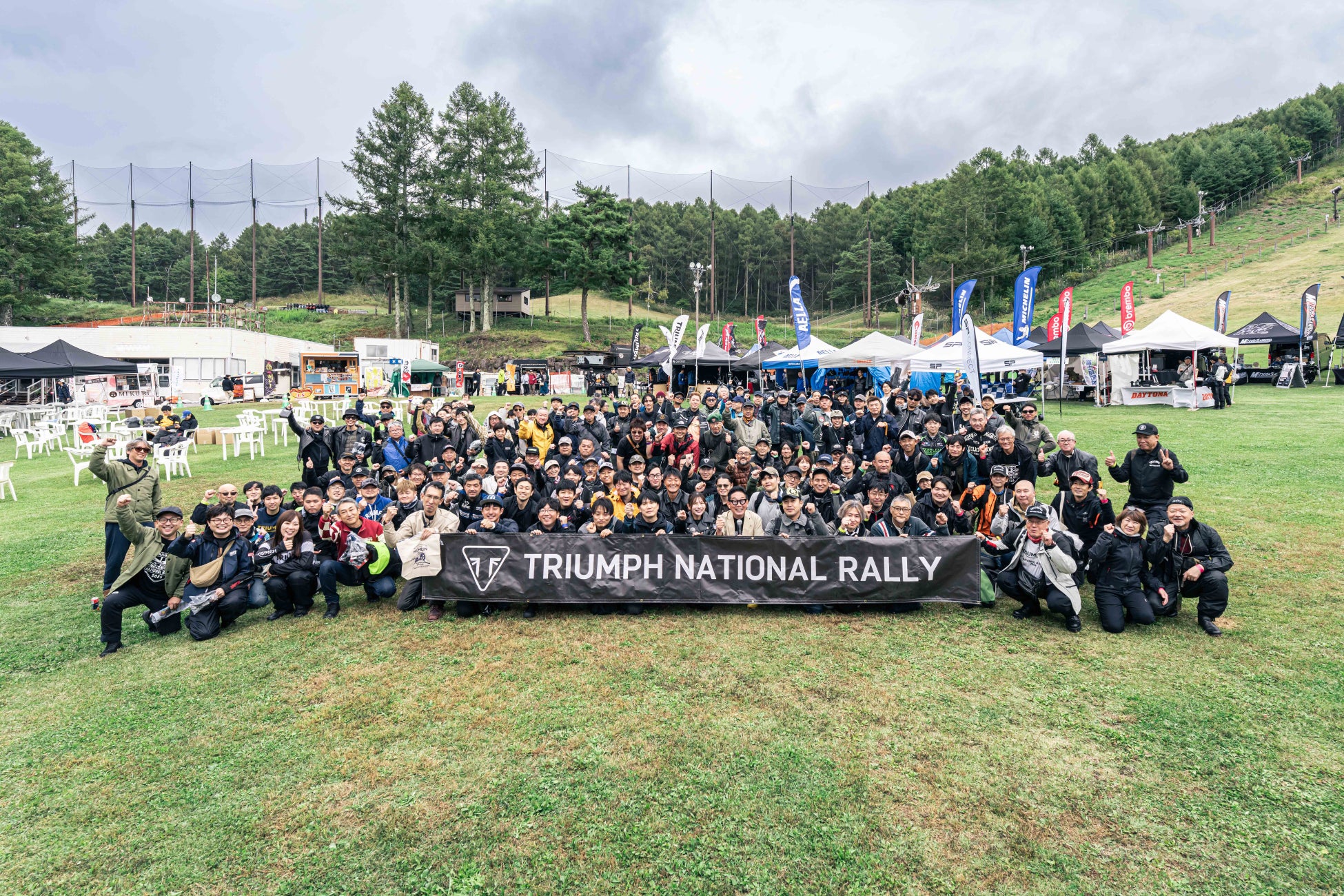 SBI日本少短、トライアンフ主催イベント「TRIUMPH NATIONAL RALLY 2026」に参加